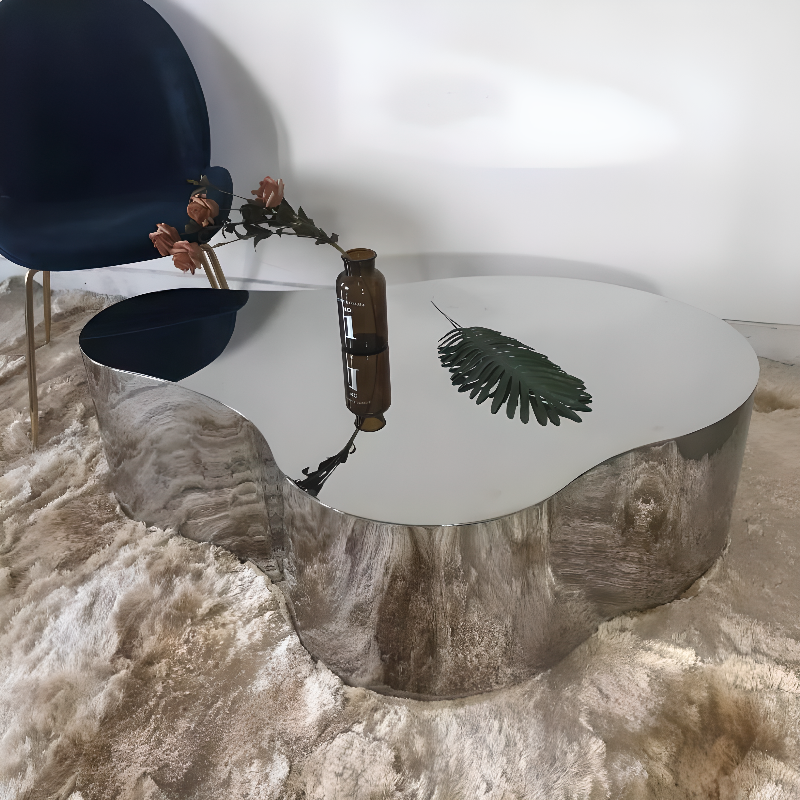 Silver Alloy Accent Table | Ormau - image 3