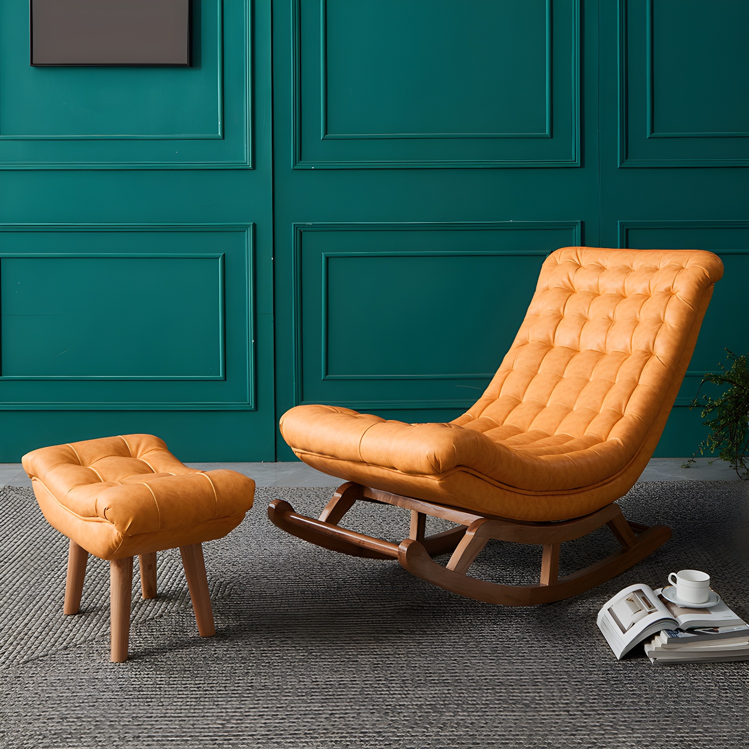 Leisure Rocker & Ottoman Set | Ormau - image 4