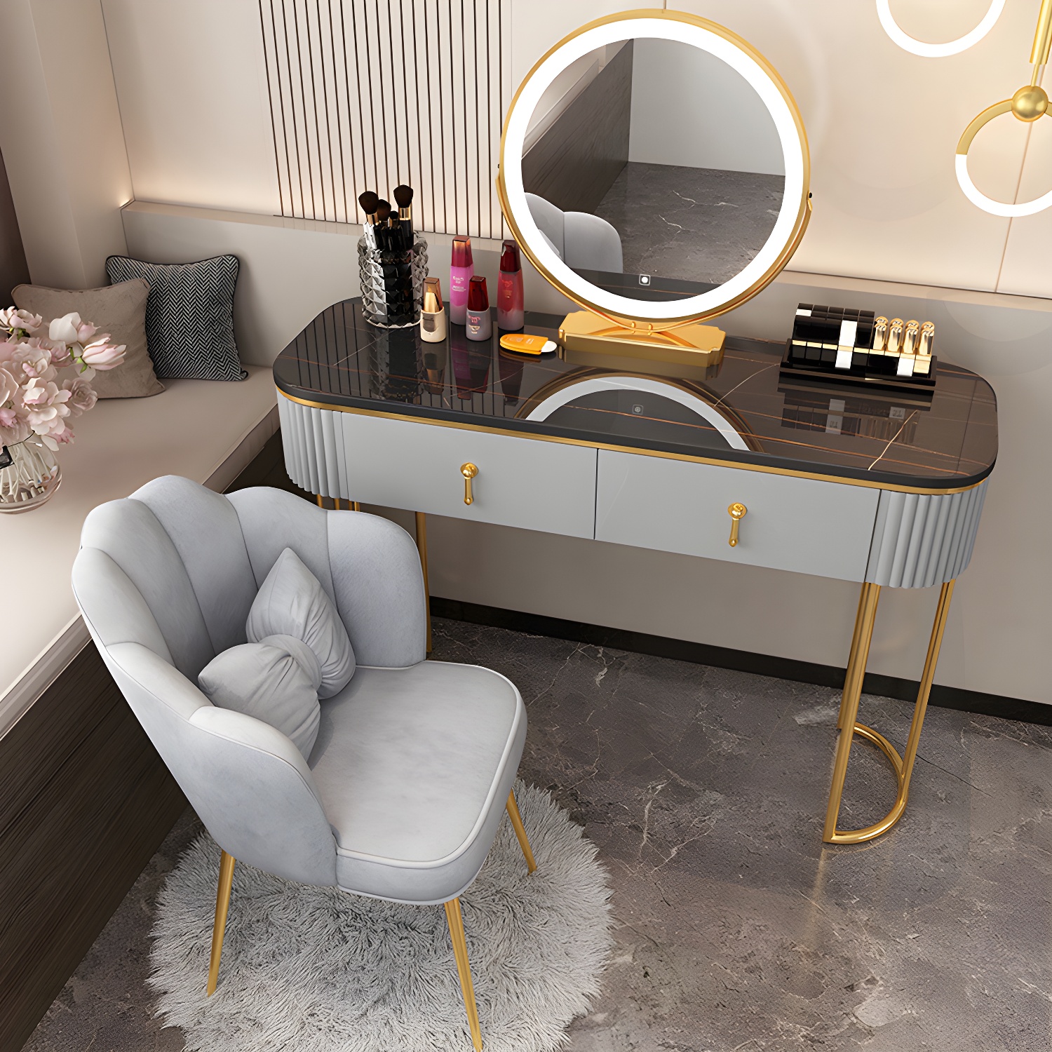 Lighted Mirror Vanity | Ormau - image 38