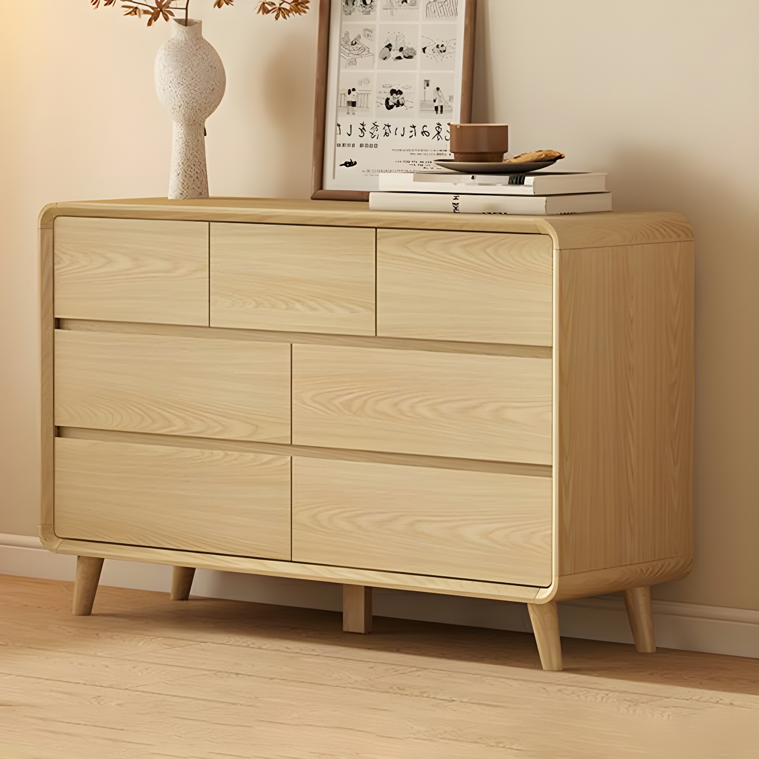 Modern Wood Grain Dresser | Ormau - image 33