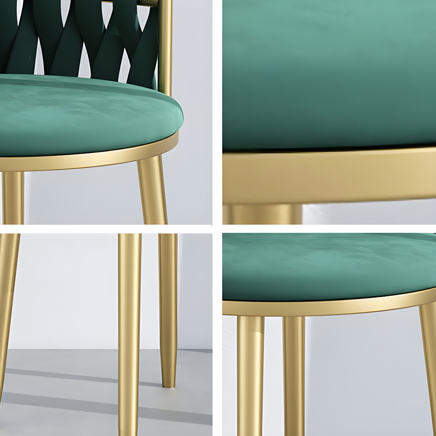 Velvet Nordic Dining Chair | Ormau - image 12