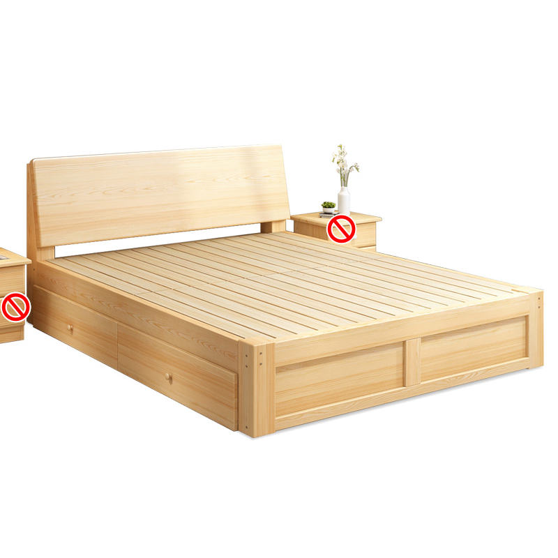 Casual Wood Panel Bed with Storage | Ormau - image 29