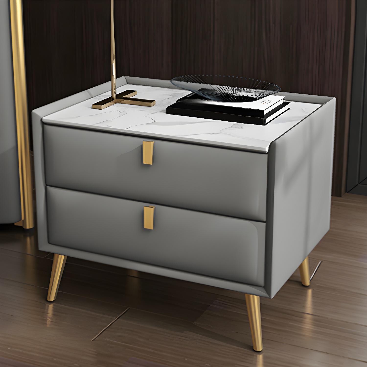 Solid Wood Nightstand | Ormau - image 8
