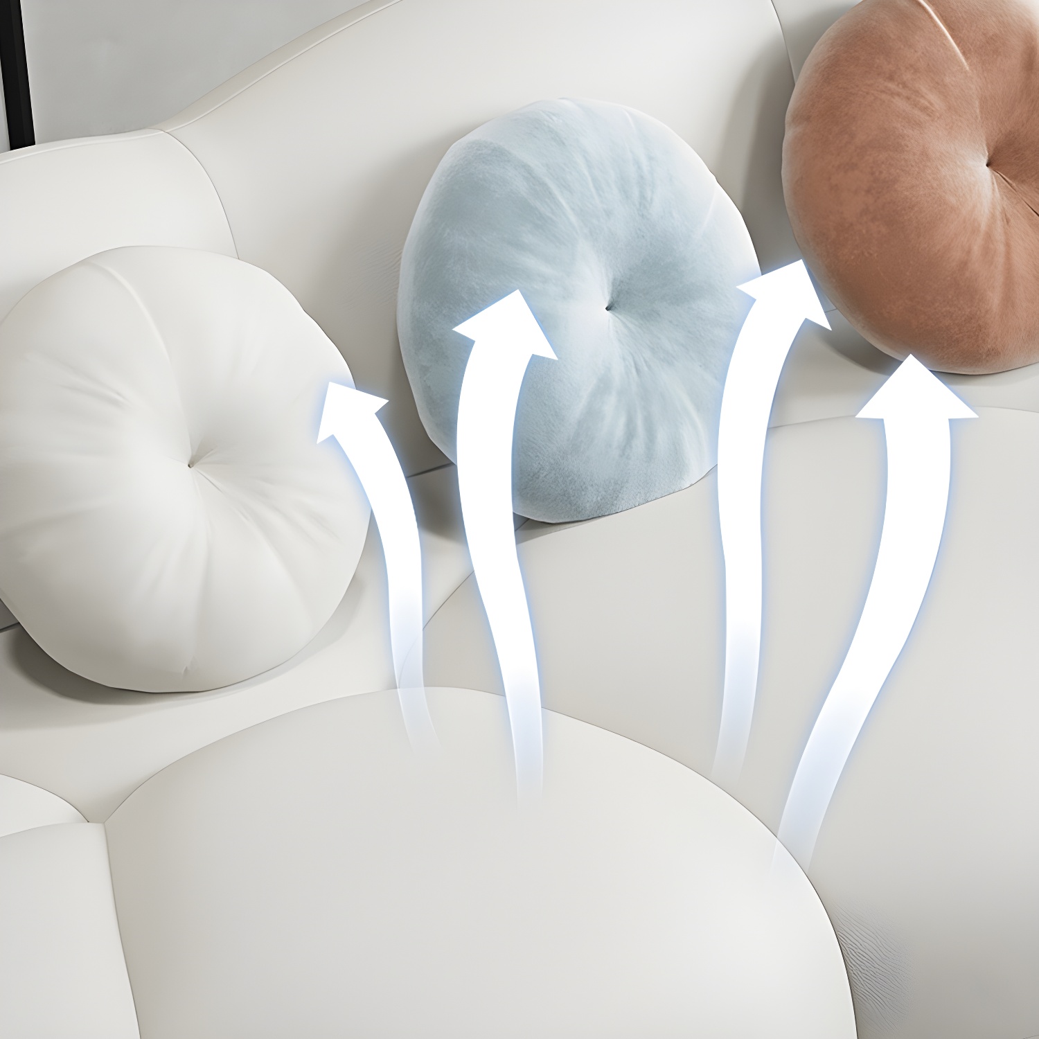 Wool Sofa with Pillows | Ormau - image 17