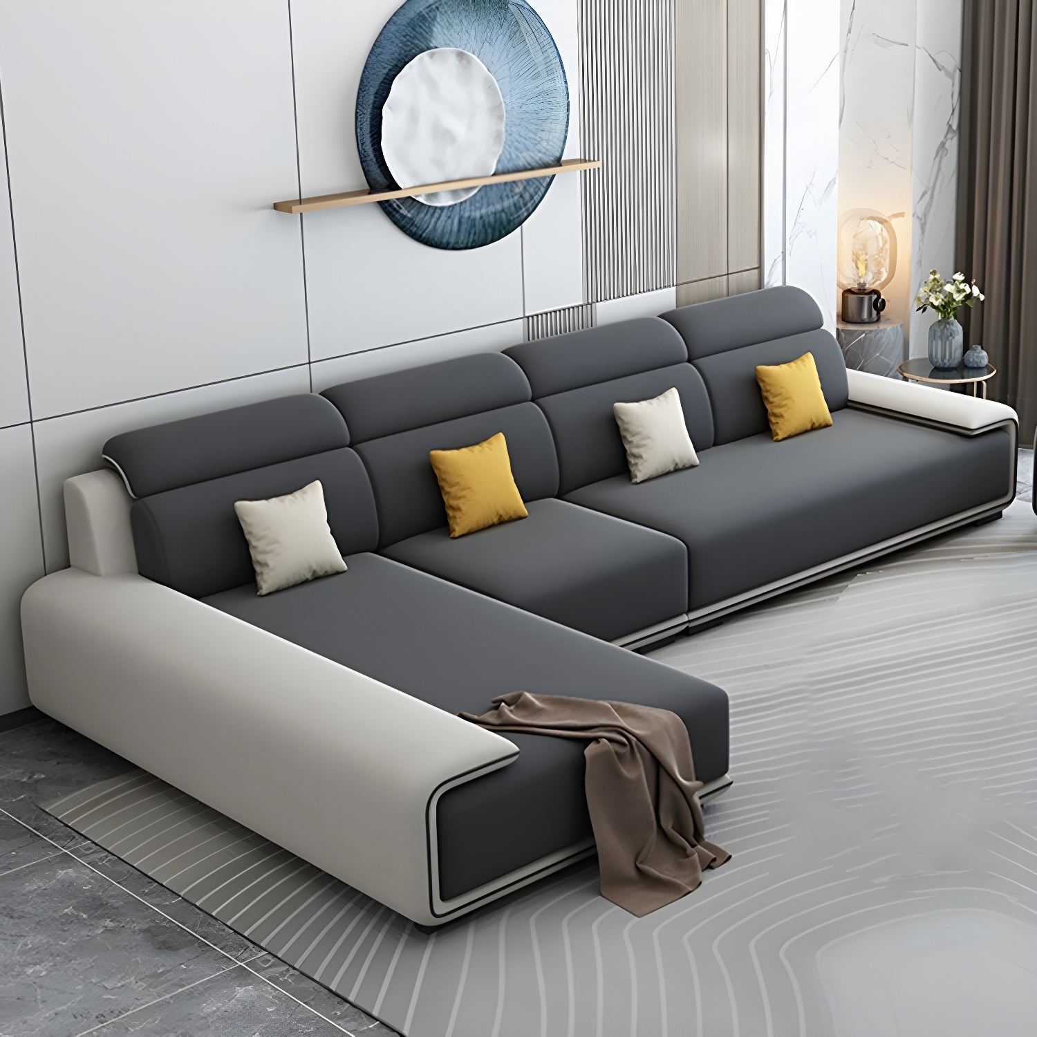 Modern L-Shape Sectional | Ormau - image 2