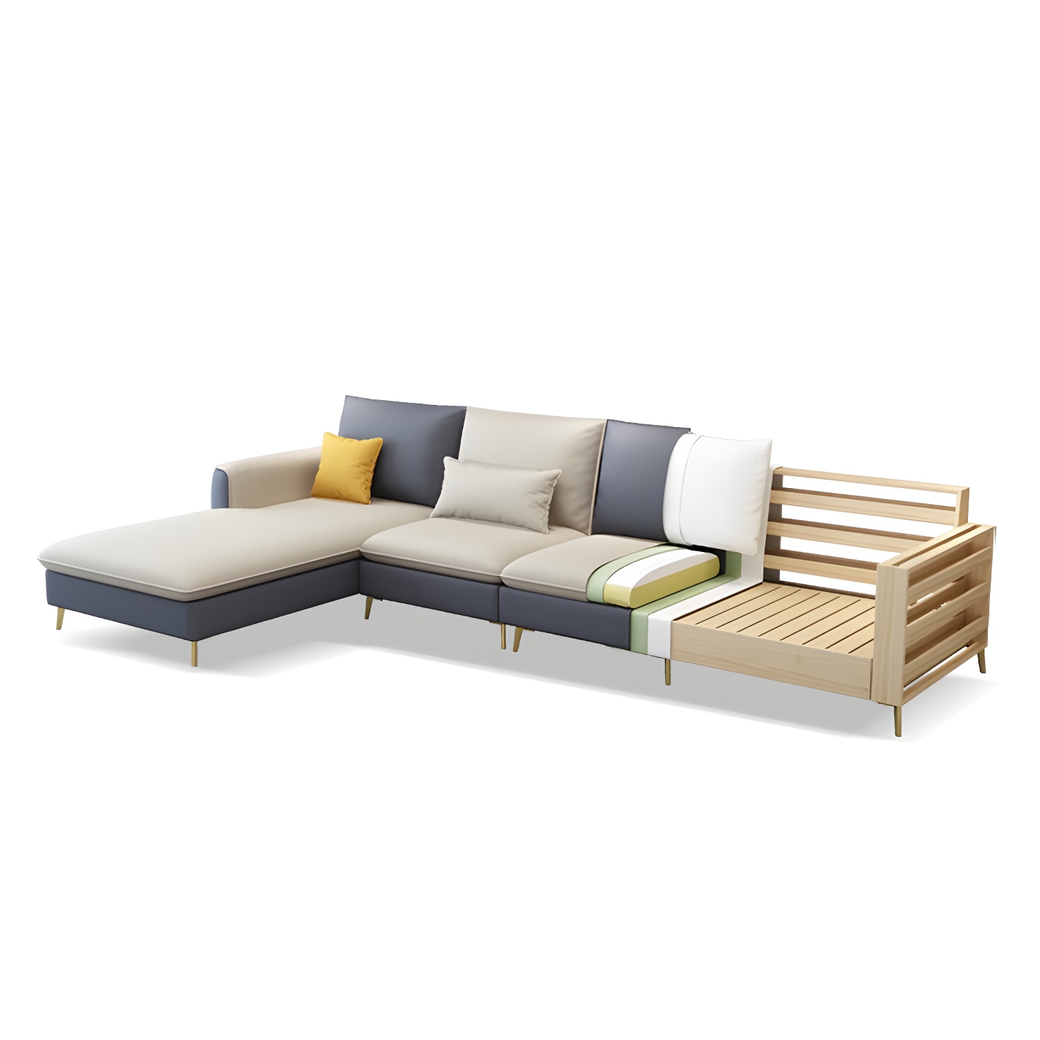 Glam Sectional Sofa | Ormau - image 8
