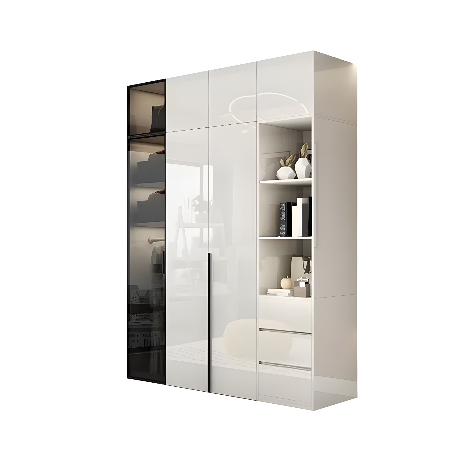 Sleek White Wardrobe | Ormau - image 59
