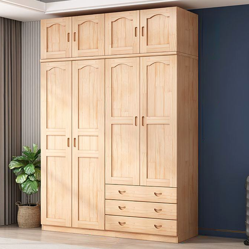 Natural Pine Wardrobe Armoire | Ormau - image 22