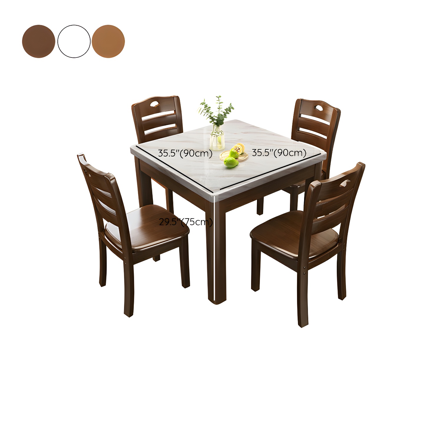 Square Marble Dining Set | Ormau - image 13