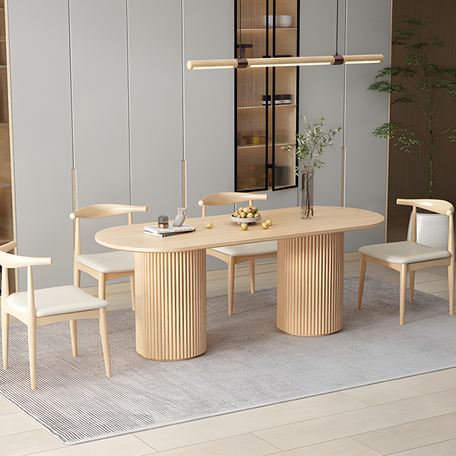 Modern Oval Dining Table | Ormau - image 18
