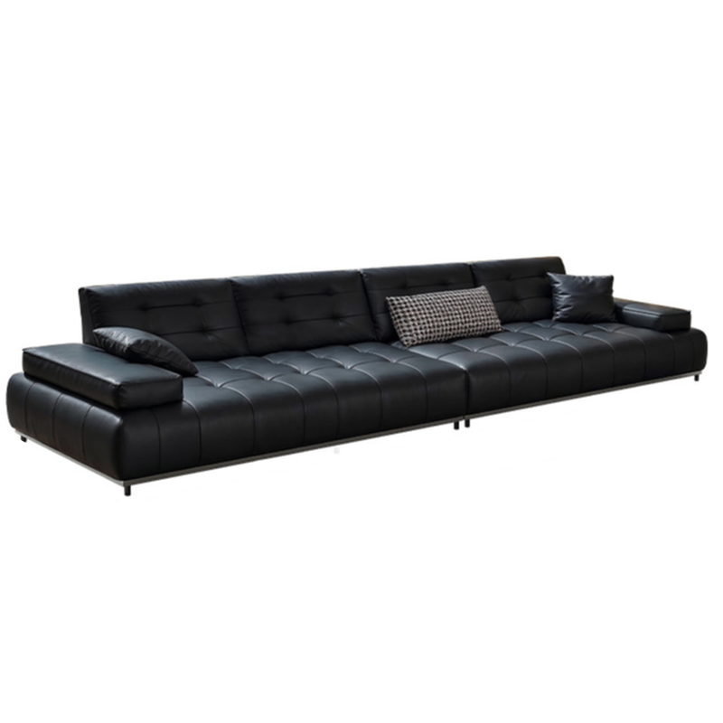 Tufted Leather Sectional | Ormau - image 23