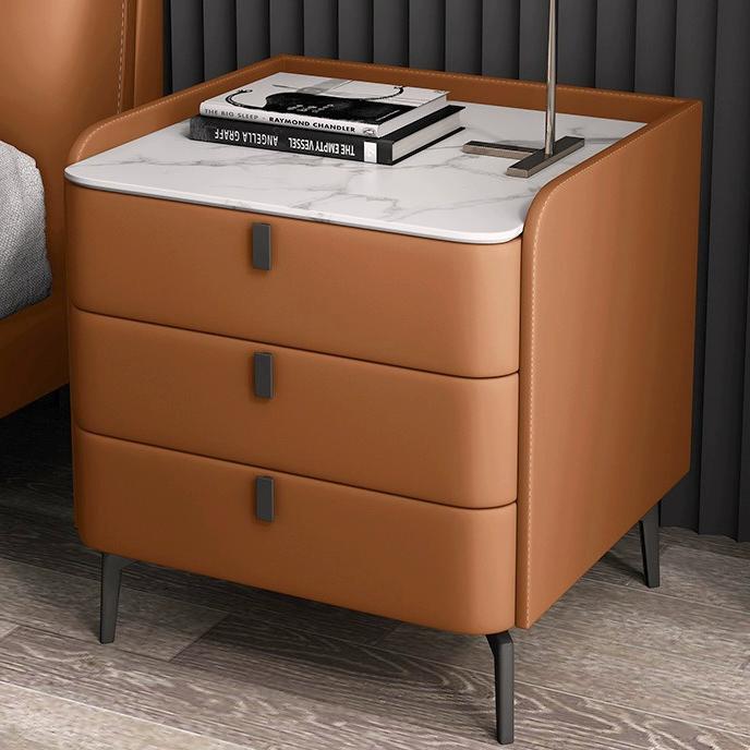 Modern Stone-Top Nightstand | Ormau - image 10