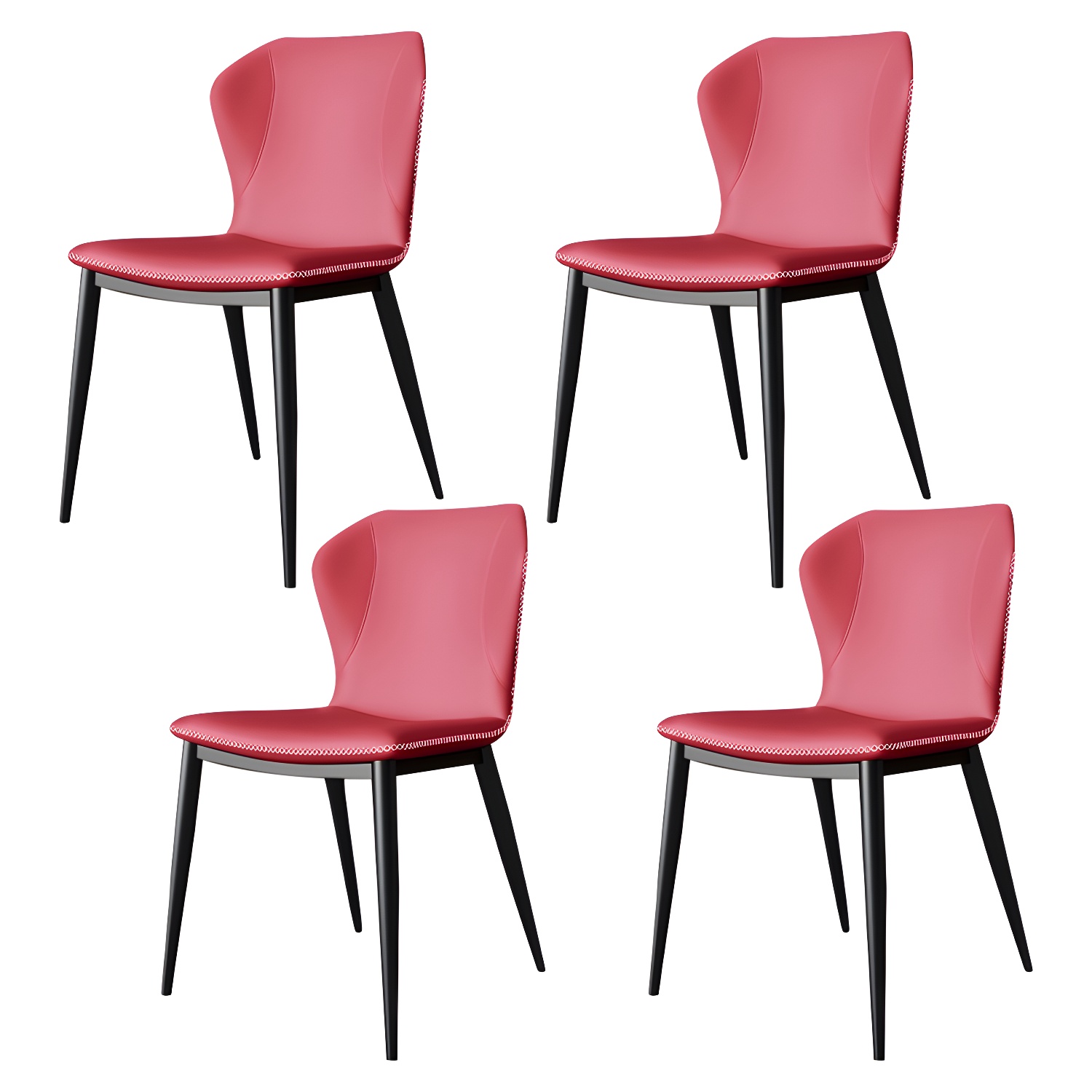 Wingback Leather Dining Chair | Ormau - image 32