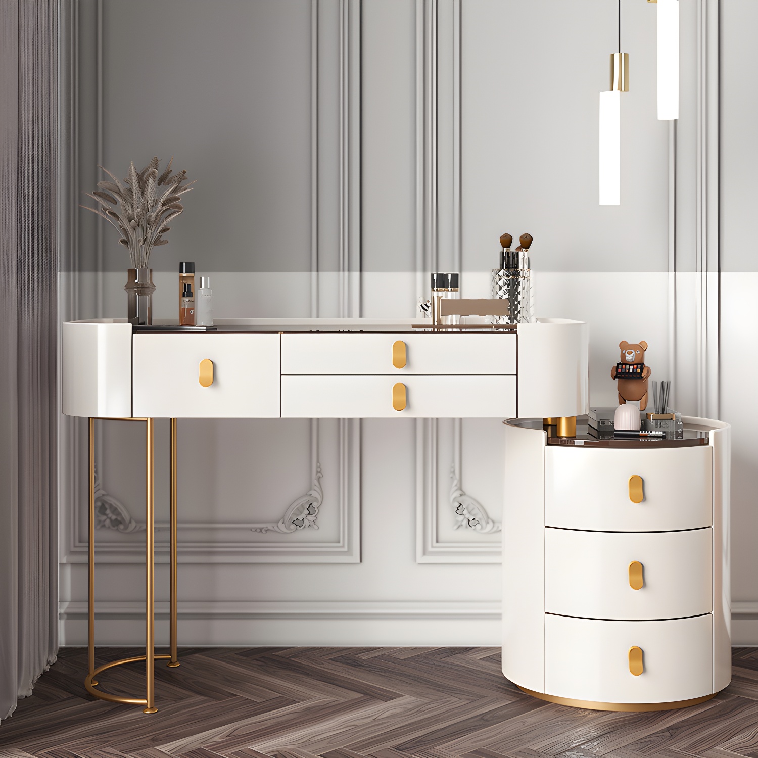 Glam Lighted Vanity | Ormau - image 28