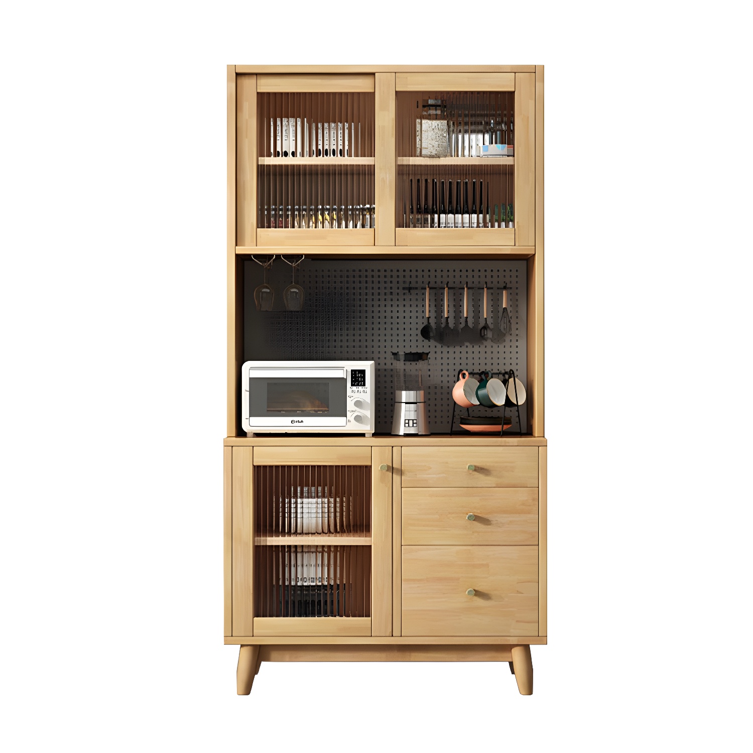 Modern Glass Door Sideboard | Ormau - image 9