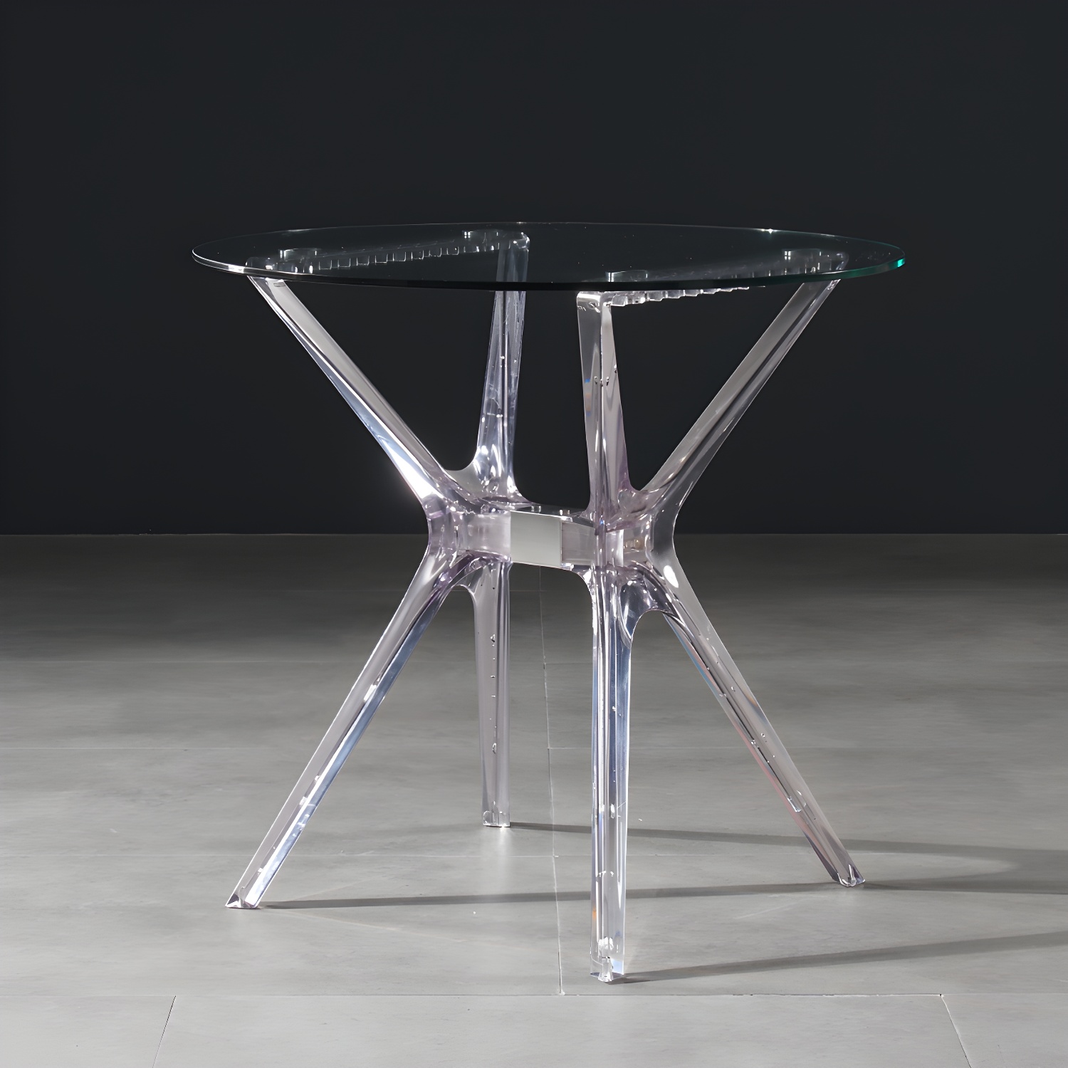Modern Round Glass Dining Table | Ormau - image 3