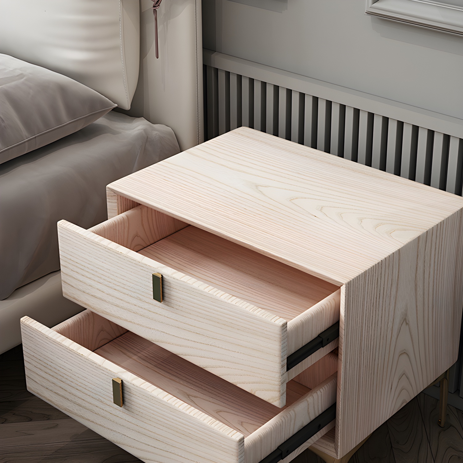Modern Wood Nightstand | Ormau - image 17