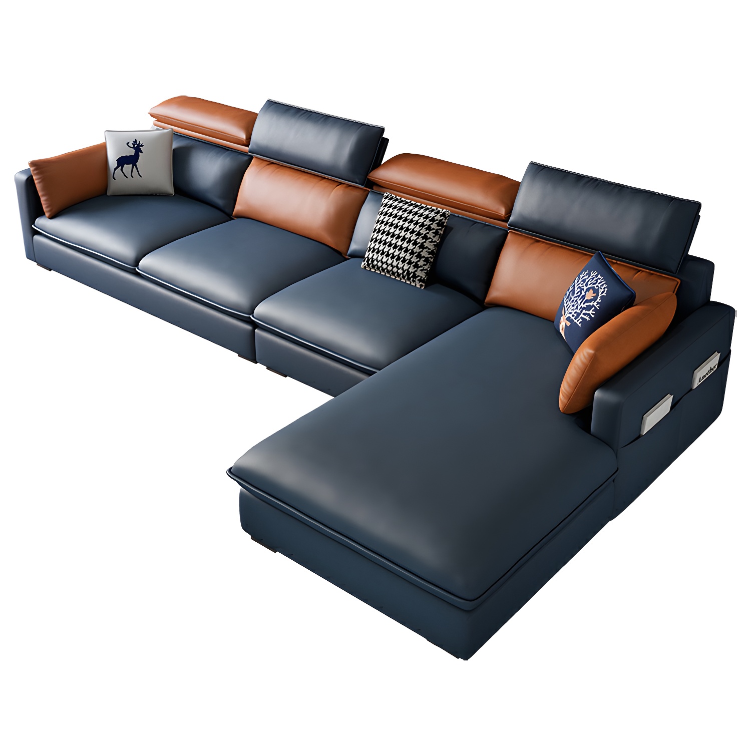 Modern L-Shape Sectional Sofa | Ormau - image 18