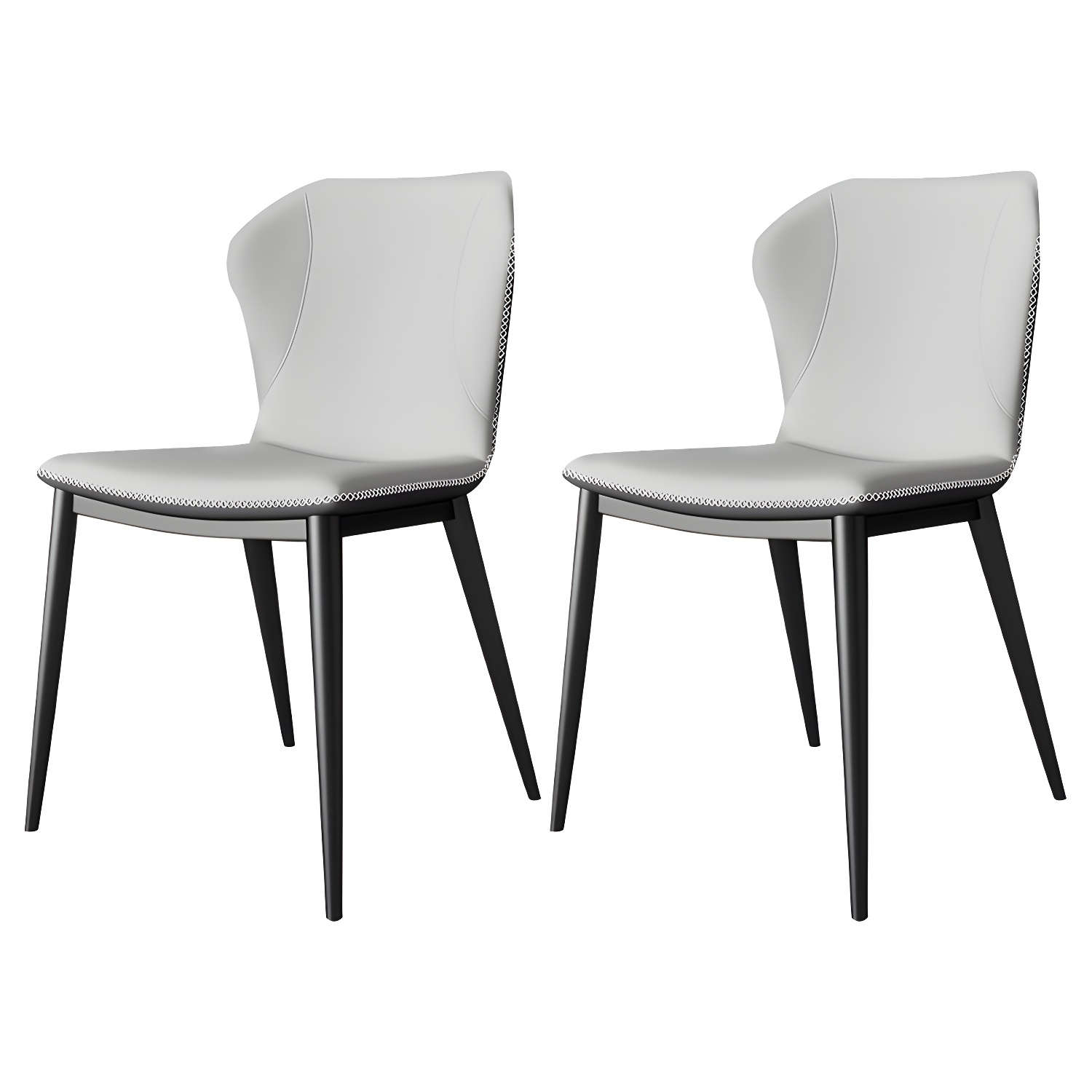 Wingback Leather Dining Chair | Ormau - image 20