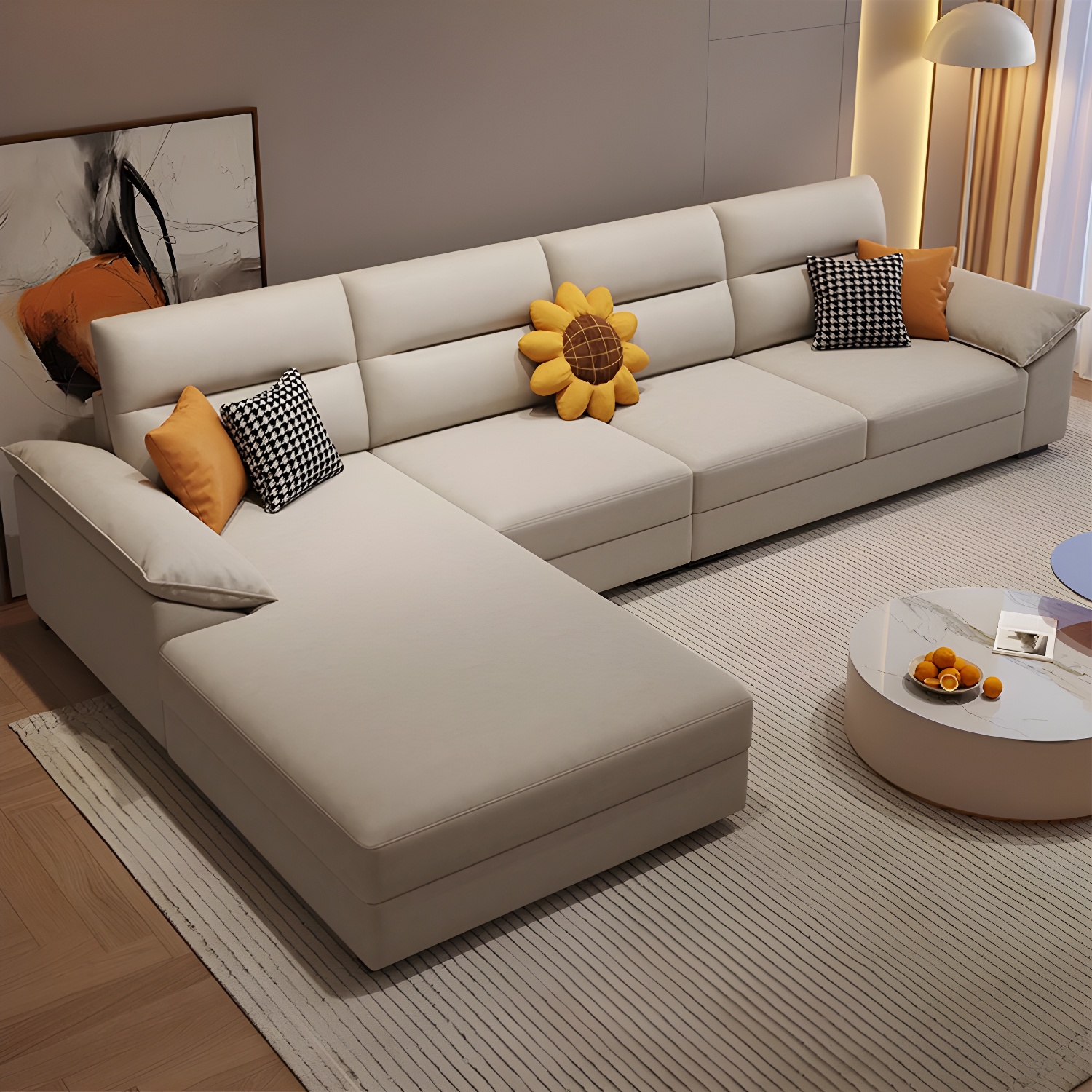 Scandinavian Wood Sofa Chaise | Ormau - image 5
