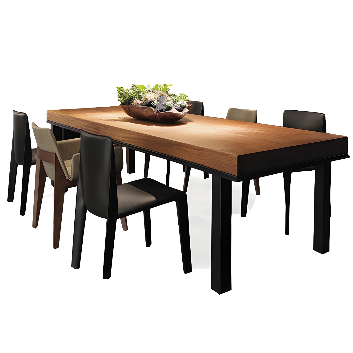 Industrial Pine Dining Table | Ormau - image 6