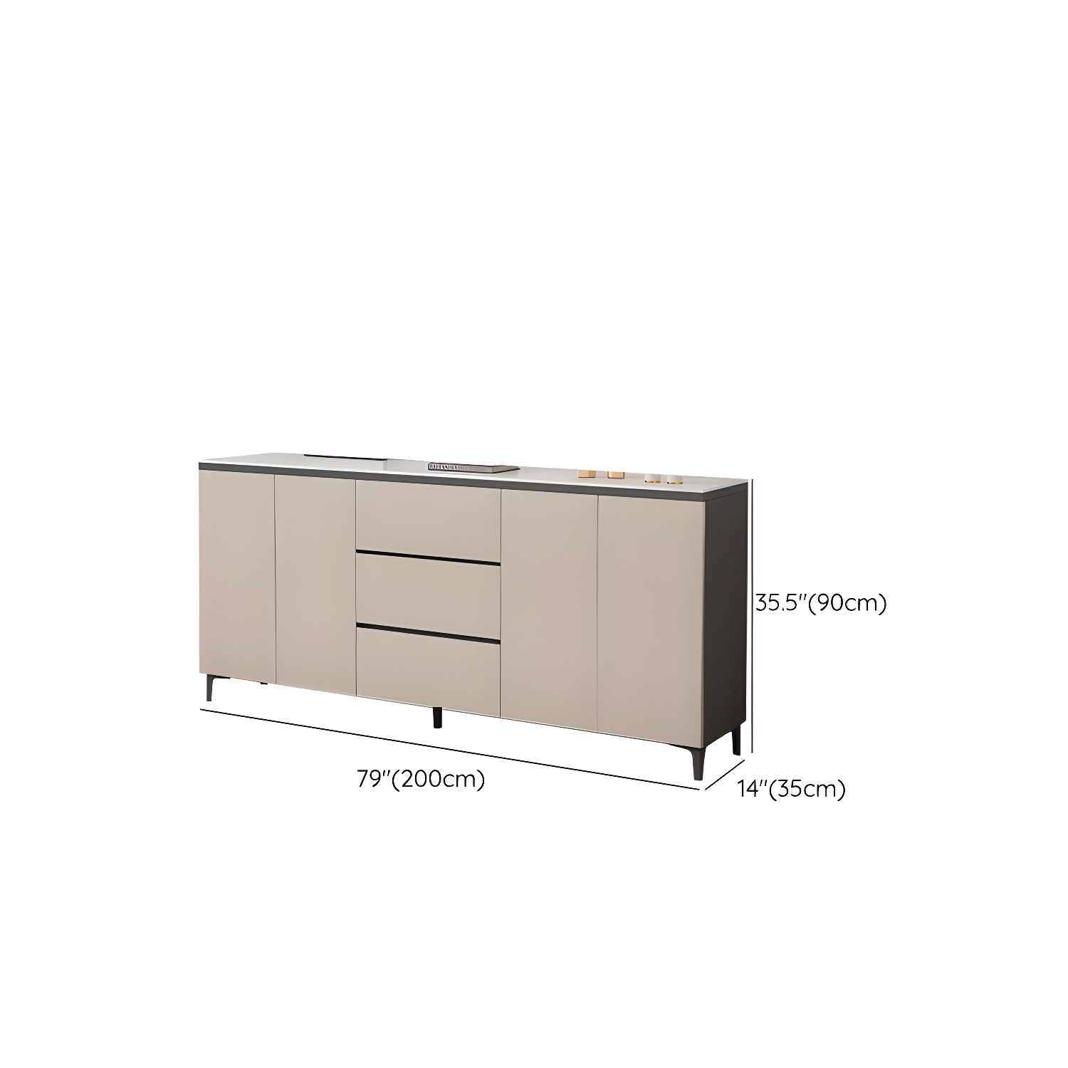 Modern Stone Top Buffet | Ormau - image 24