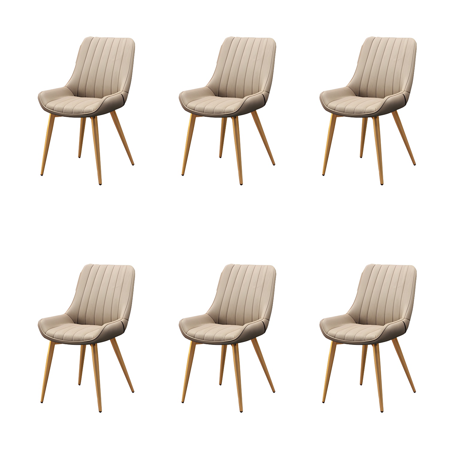 Faux Leather Dining Side Chair | Ormau - image 57