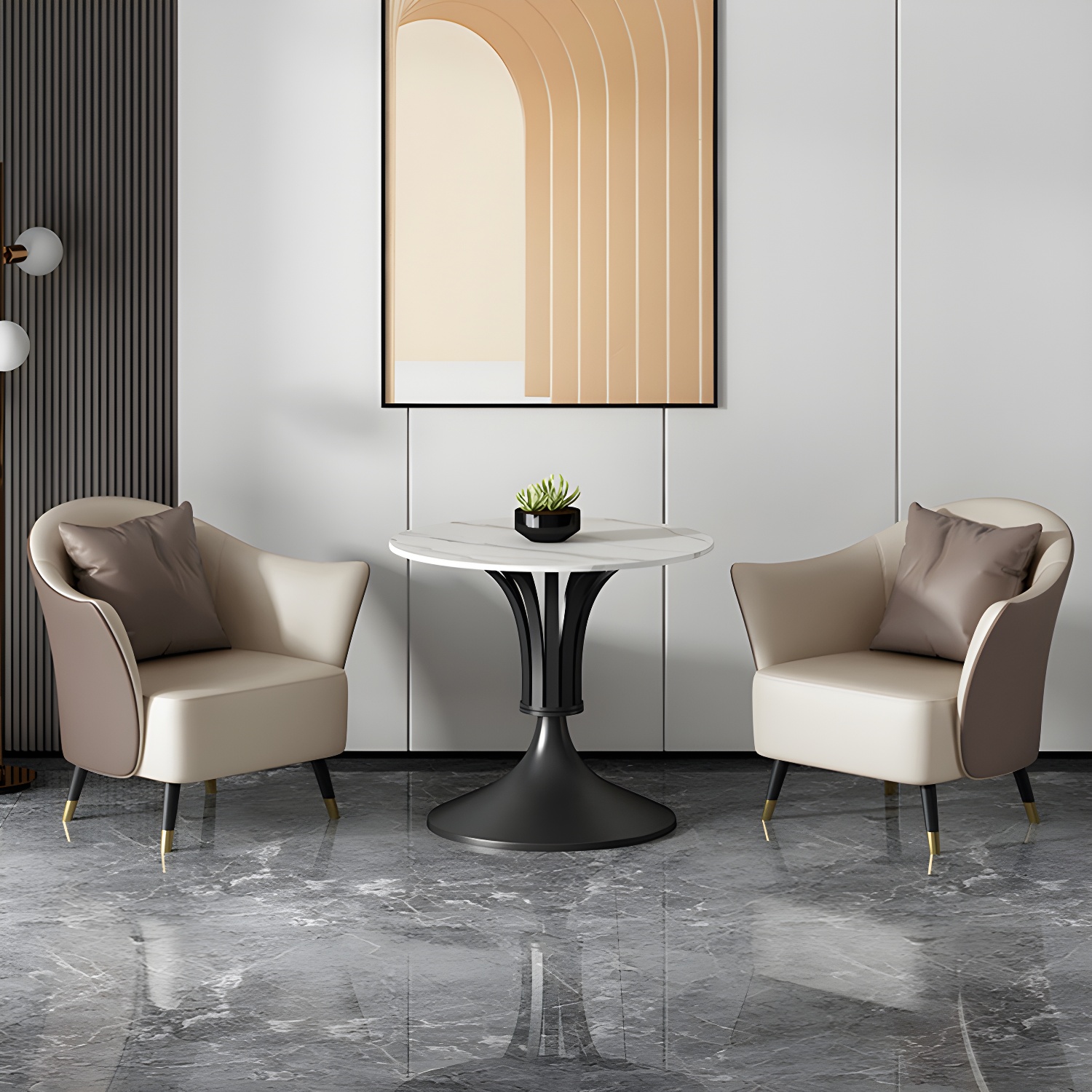 Glam Stone Dining Set | Ormau - image 2