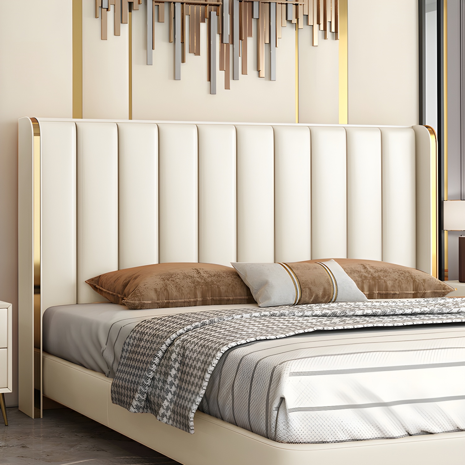 Wingback Leather Headboard | Ormau - image 5