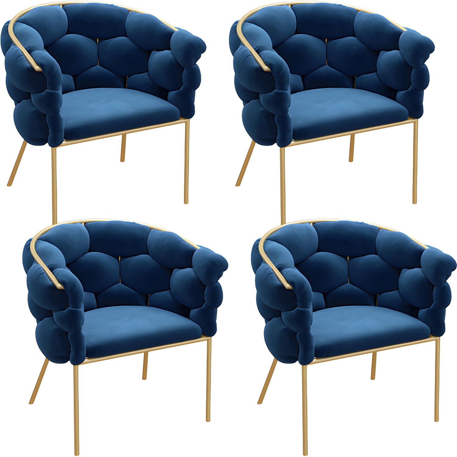 Glam Upholstered Dining Chair | Ormau - image 34