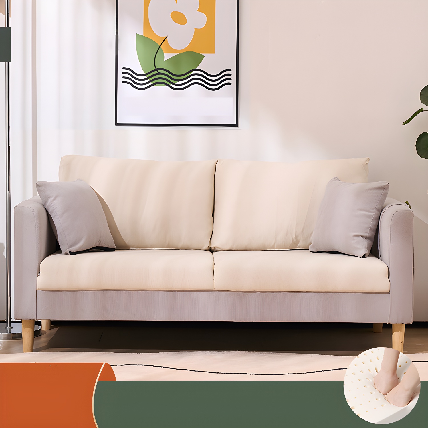 Tuxedo Arm Loveseat | Ormau - image 6