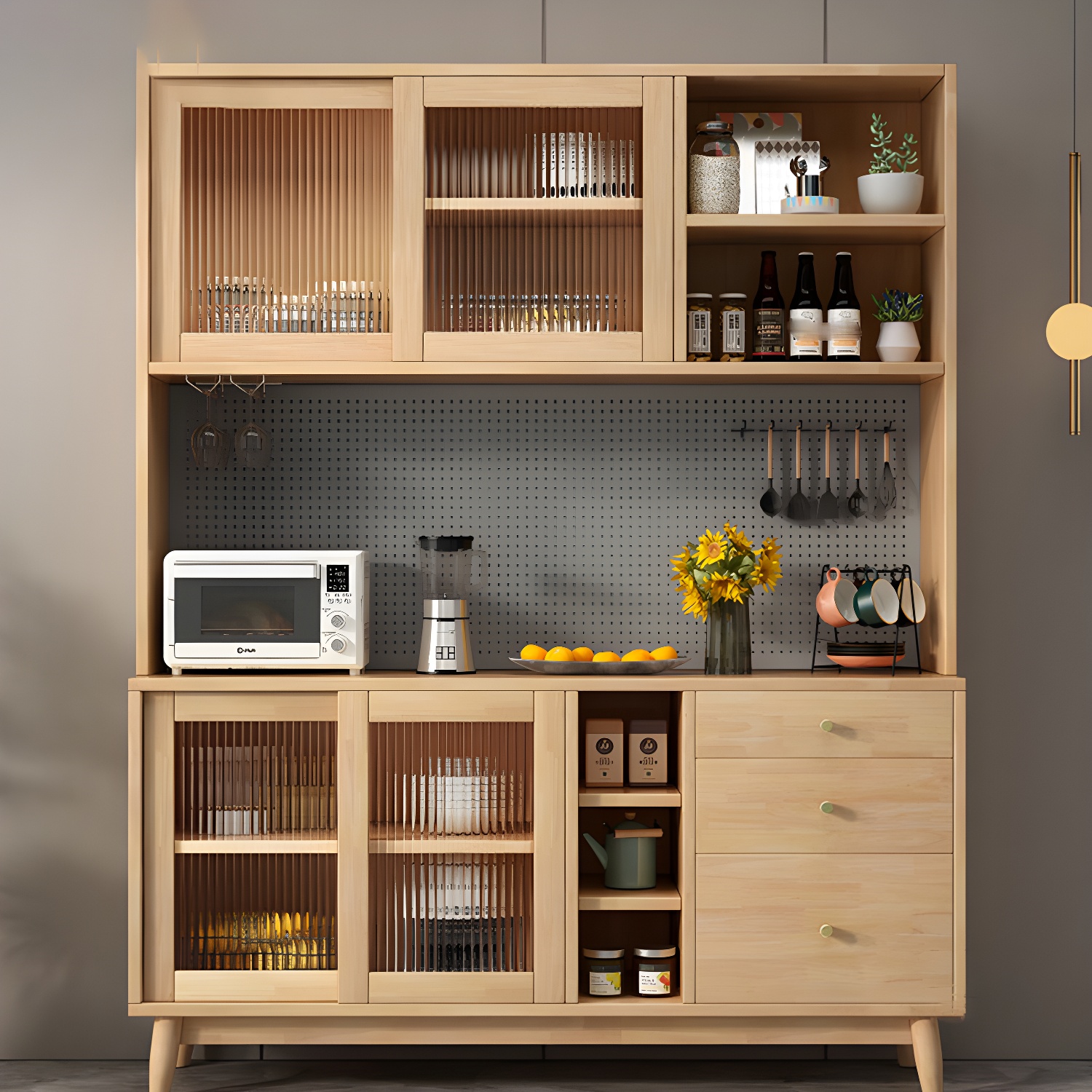 Modern Glass Door Sideboard | Ormau - image 19