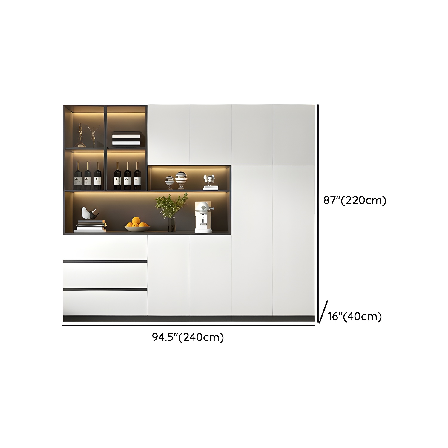 Modern Stone Sideboard | Ormau - image 15