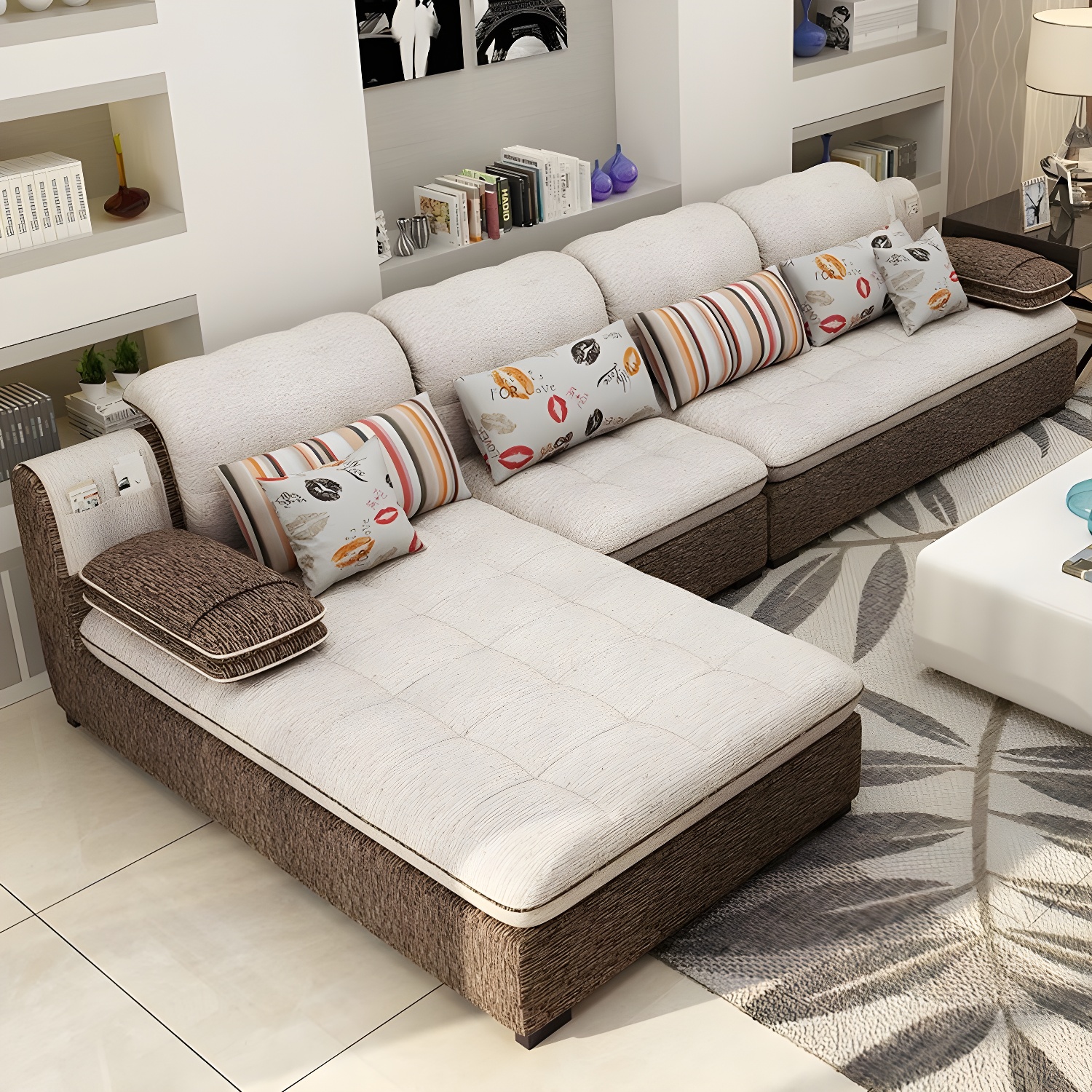 Modern L-Shape Sectional Sofa | Ormau - image 5