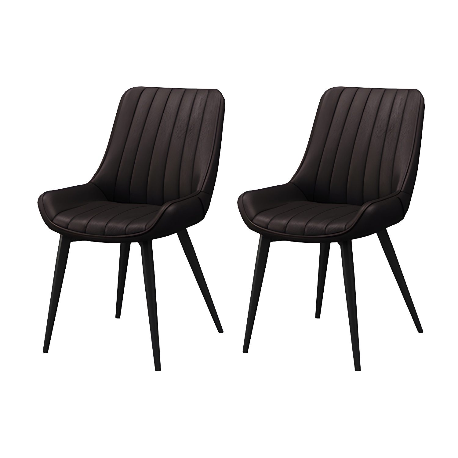 Faux Leather Dining Side Chair | Ormau - image 26
