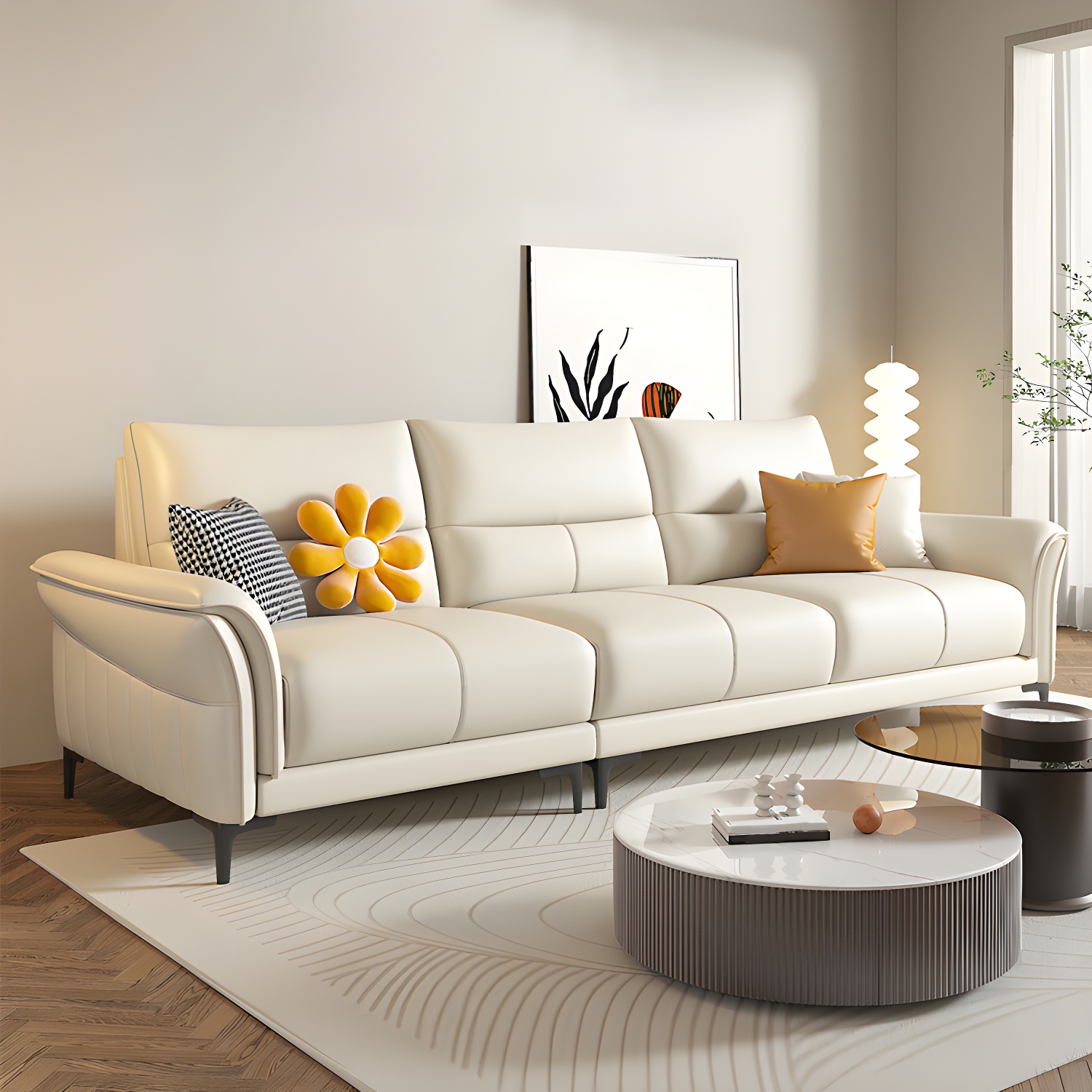 Contrast Sectional Sofa | Ormau - image 3