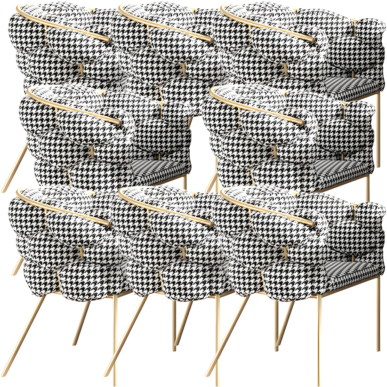 Glam Upholstered Dining Chair | Ormau - image 49