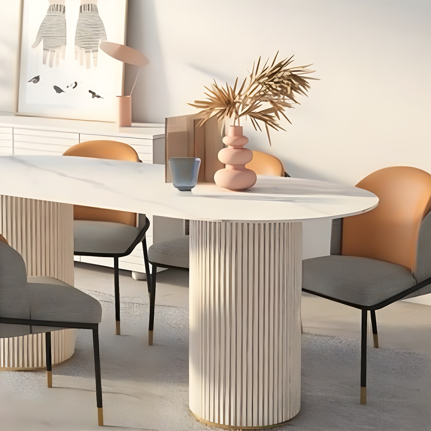 Simplicity Oval Dining Table | Ormau - image 5