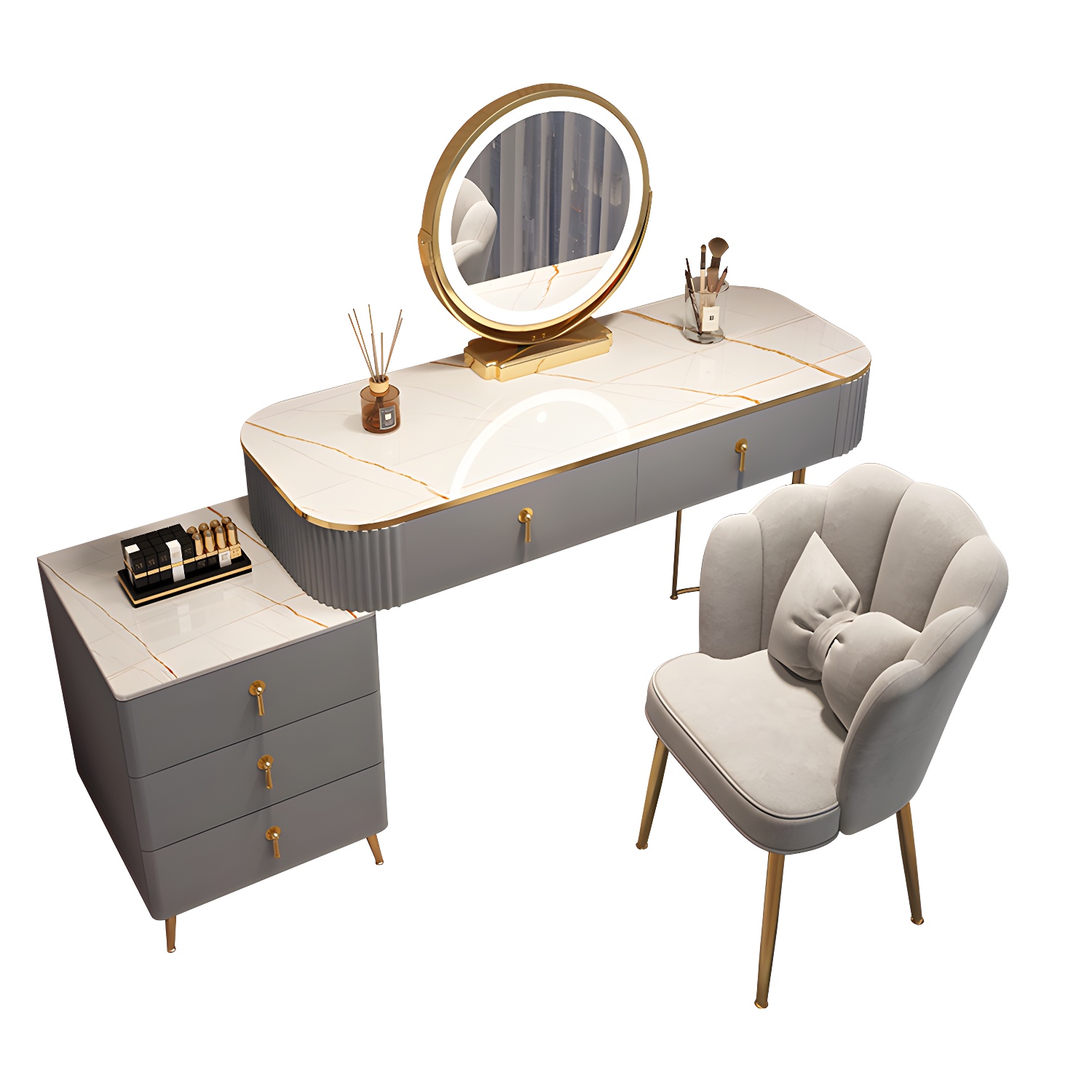 Mirrored Vanity Desk | Ormau - image 8