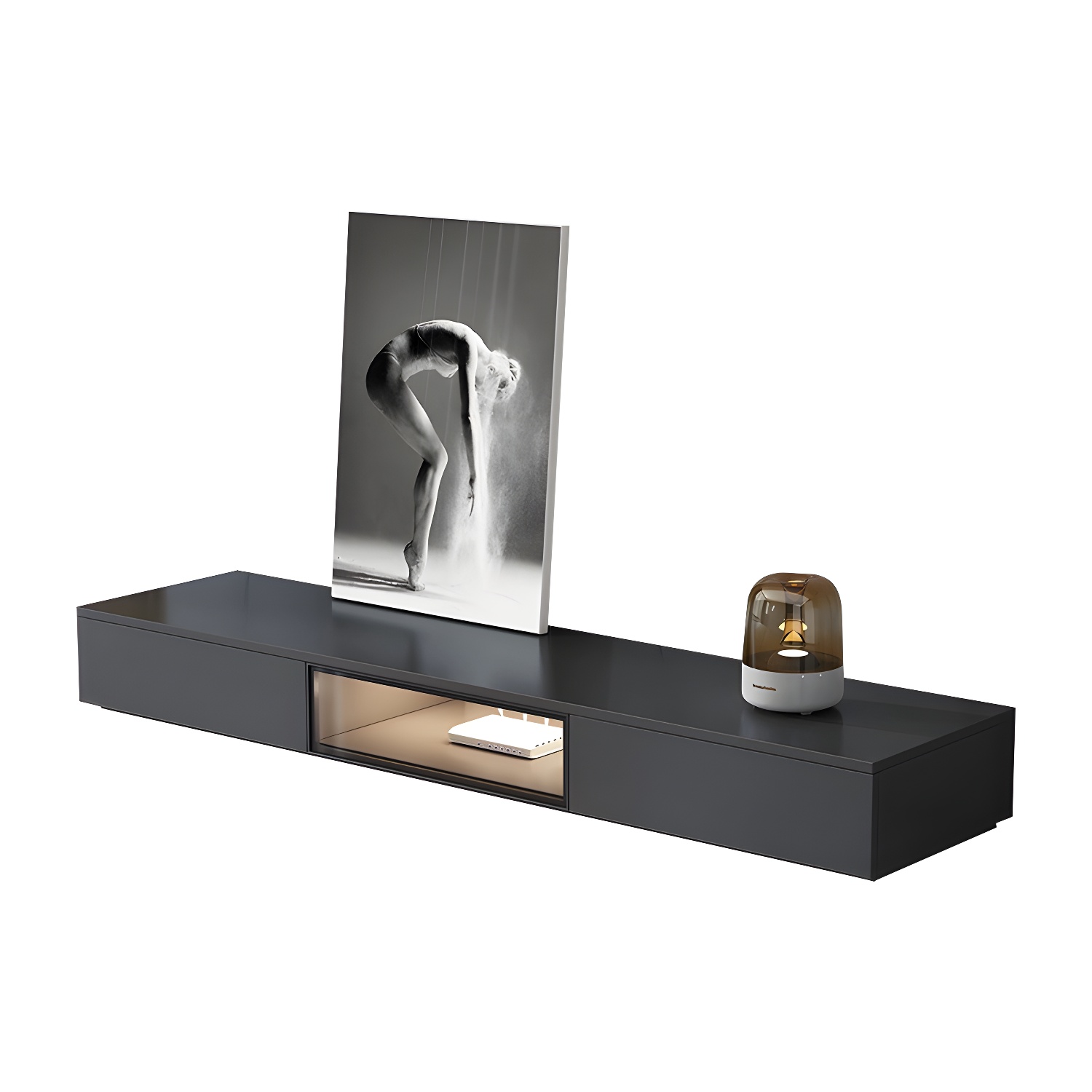Black Low TV Stand | Ormau - image 23