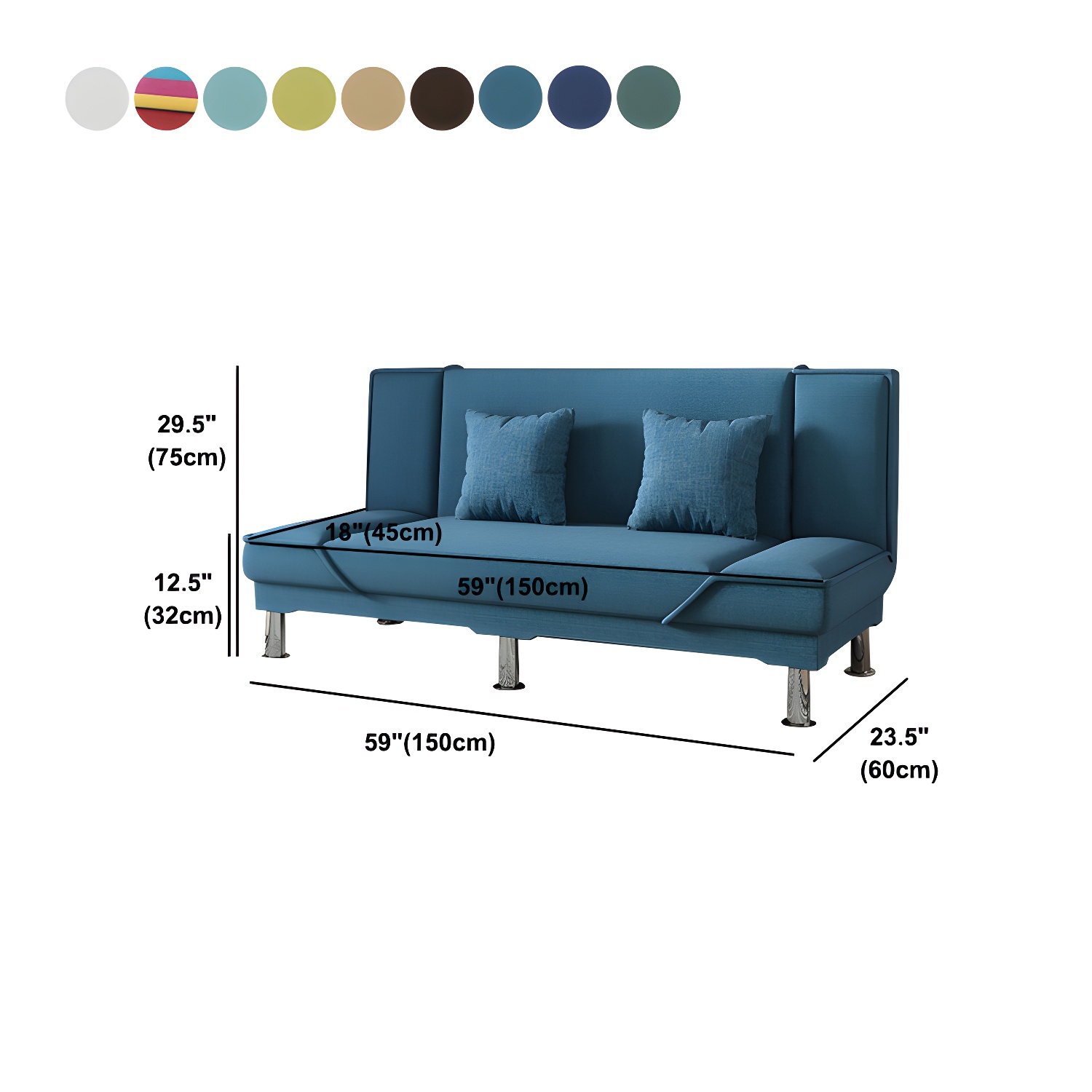 Convertible Linen Sofa | Ormau - image 20