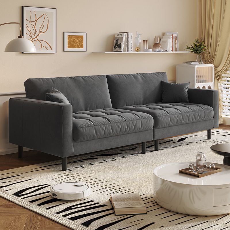 Modern Faux Leather Sofa | Ormau - image 5