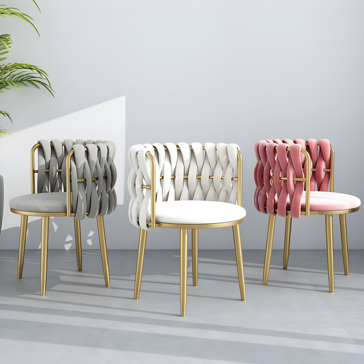 Velvet Nordic Dining Chair | Ormau - image 10