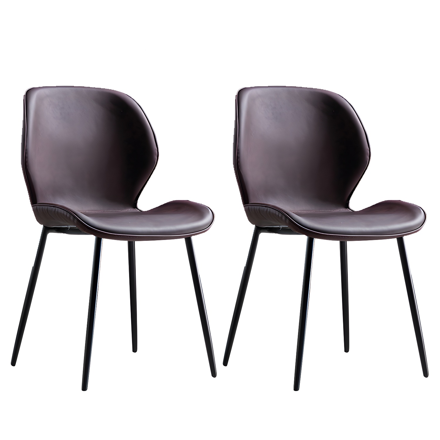 Wingback Leather Dining Chair | Ormau - image 10