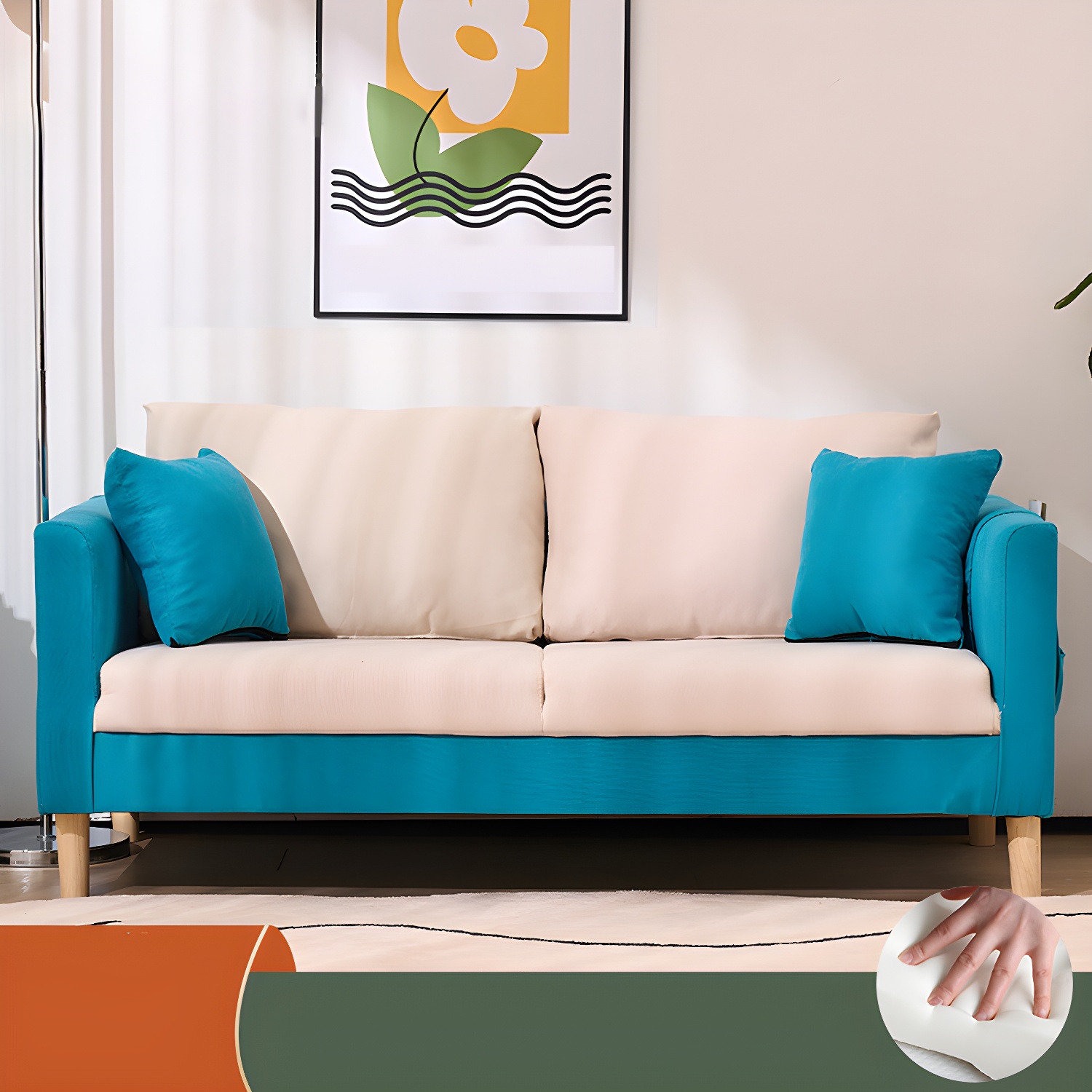 Tuxedo Arm Loveseat | Ormau - image 30