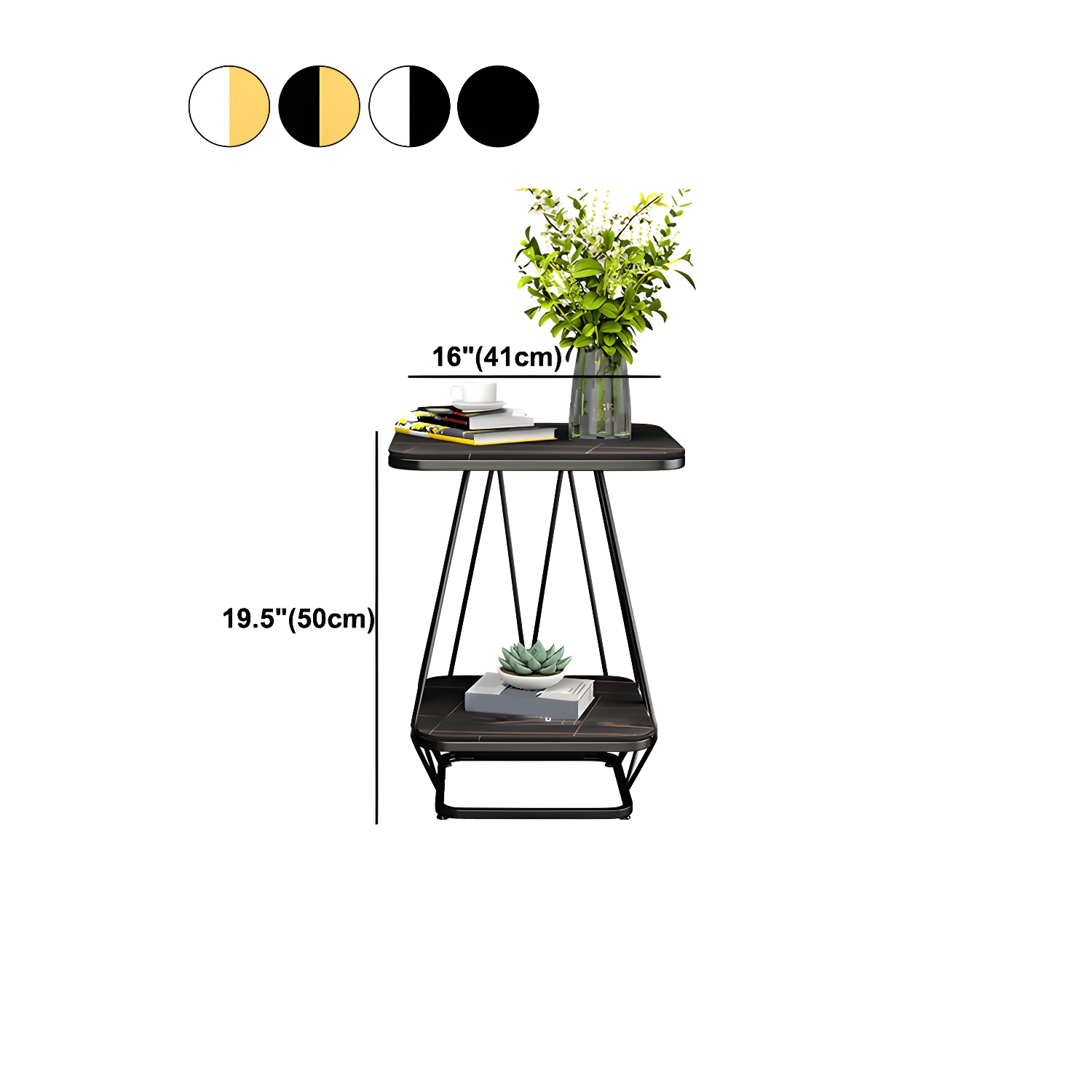 Glam Stone Nightstand | Ormau - image 16