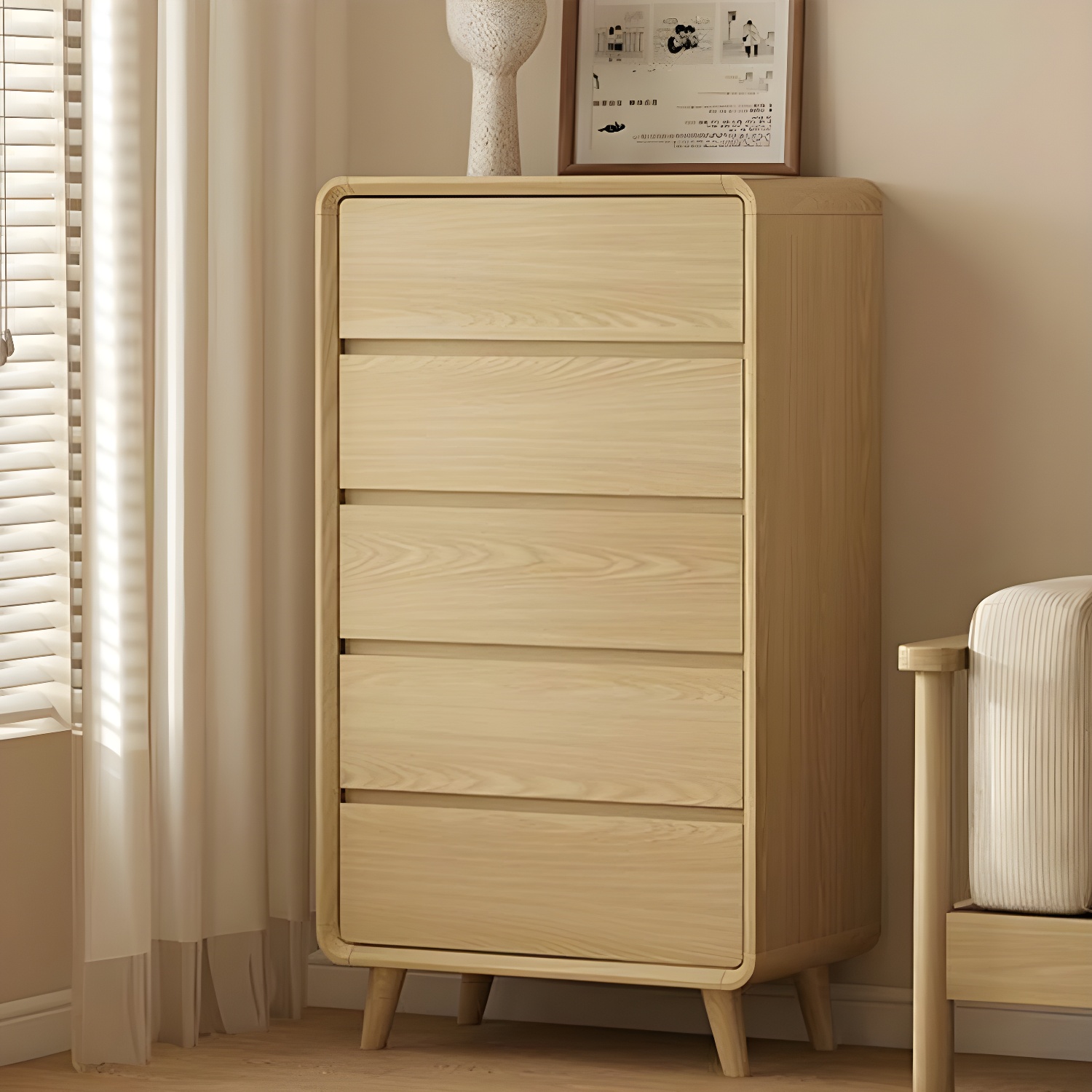 Modern Wood Grain Dresser | Ormau - image 1