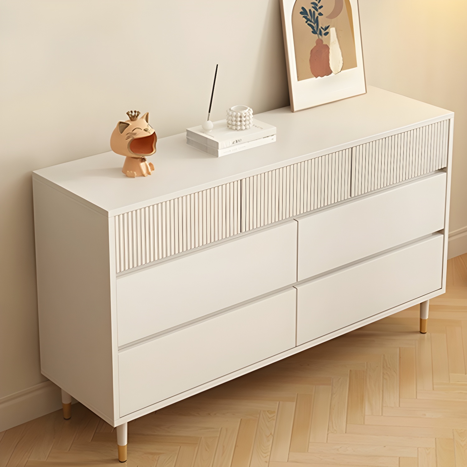 Modern White Dresser | Ormau - image 3