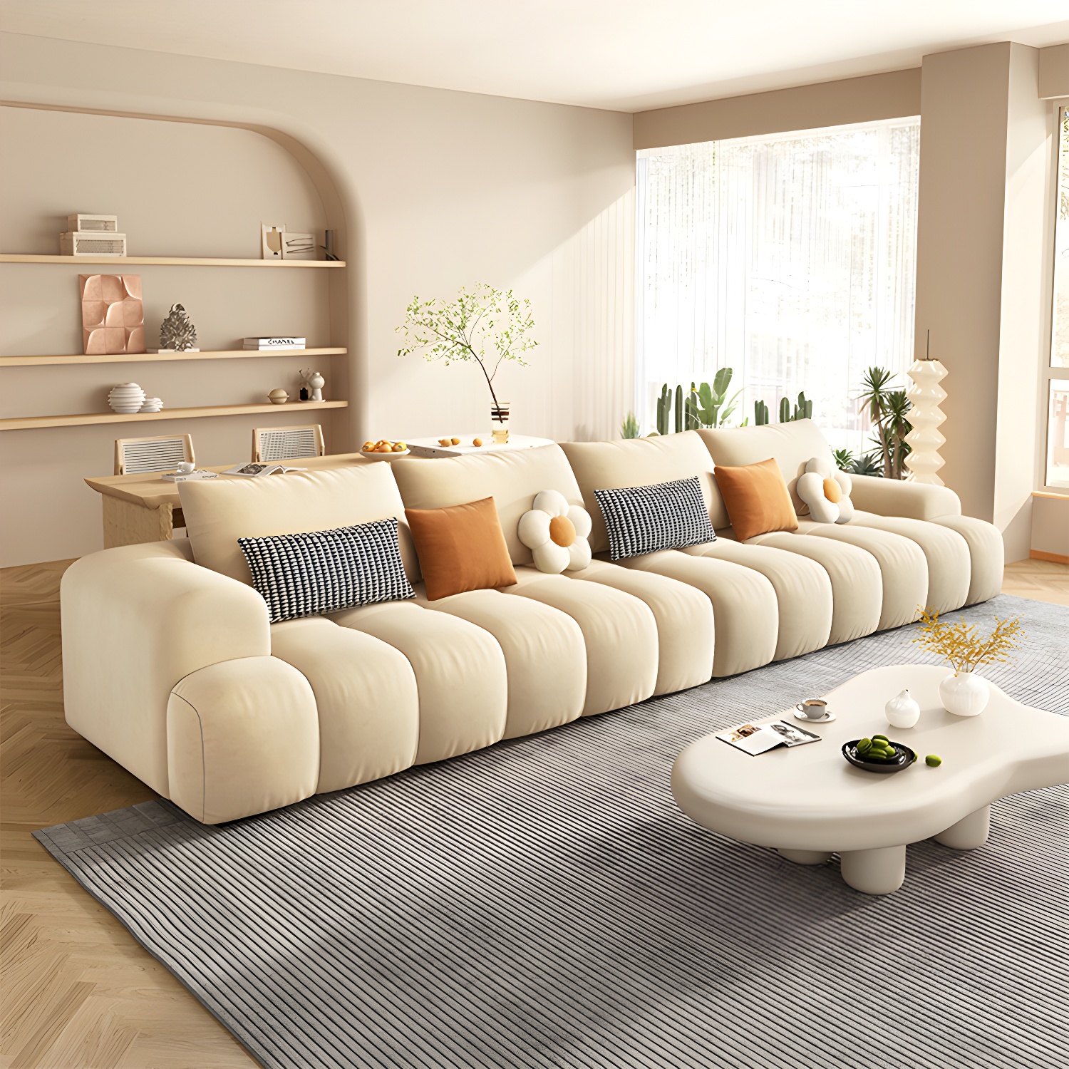Suede Sectional Sofa | Ormau - image 16