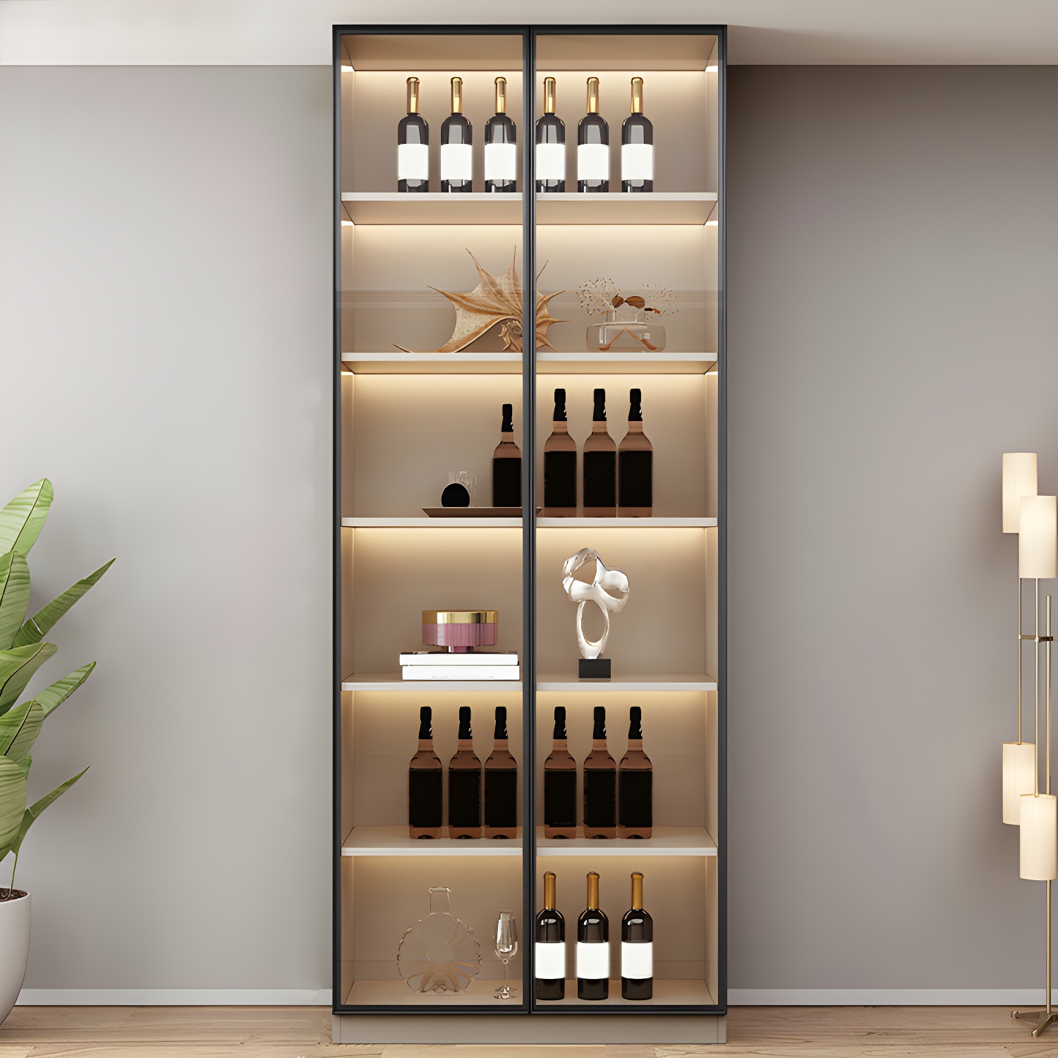 Modern Glass Door Cabinet | Ormau - image 4
